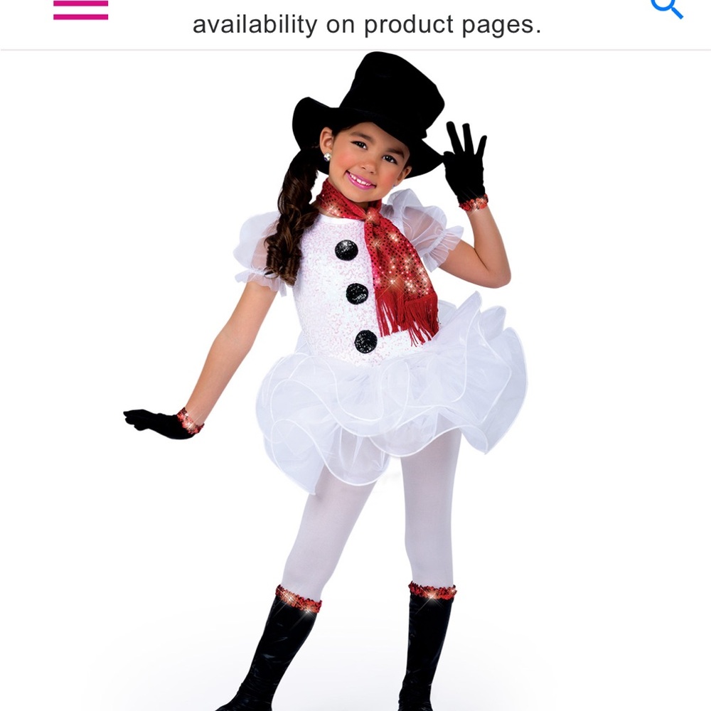 Snowman Dance Costume Recital